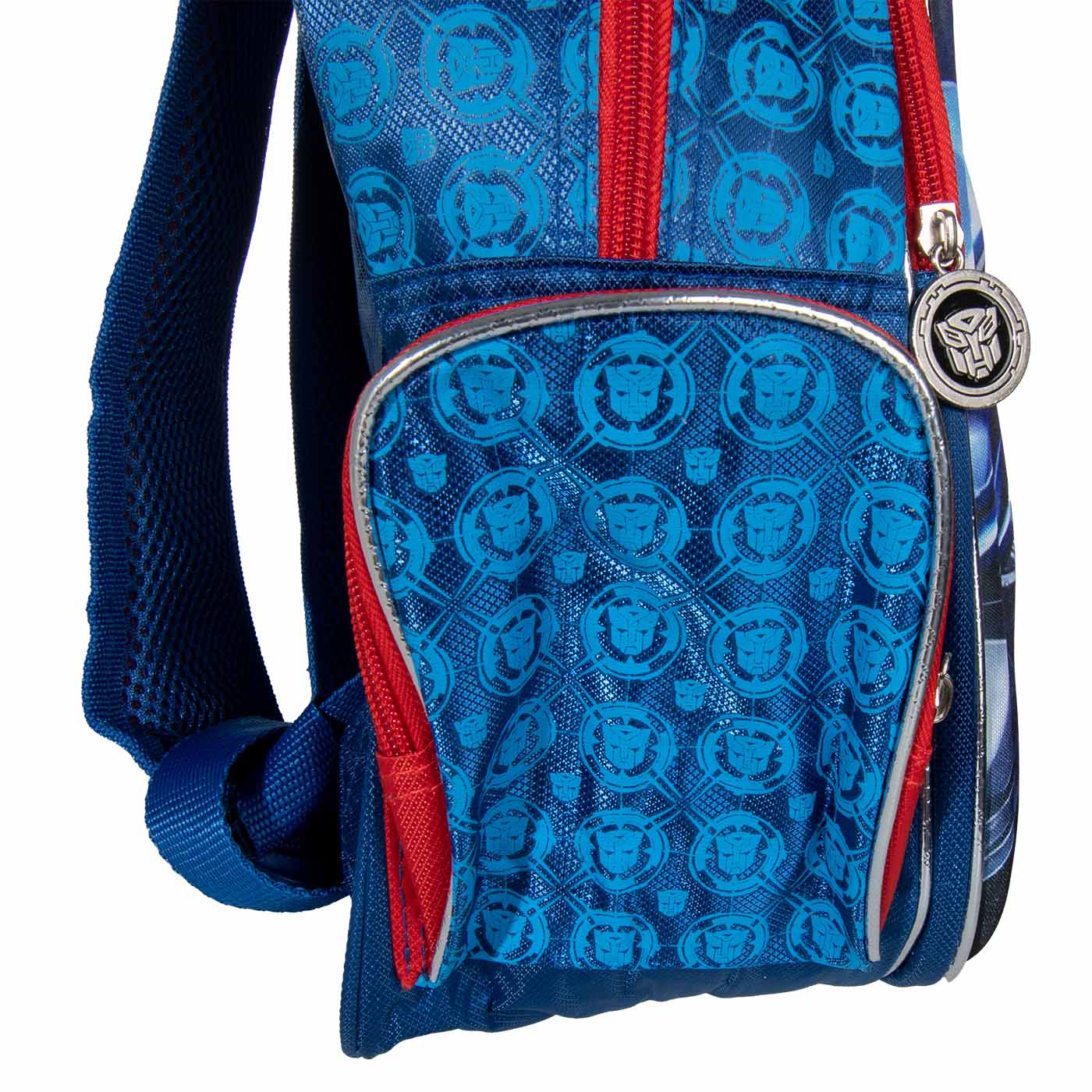 Mochila Ruz Niño Hasbro Transformers Optimus Prime Azul Escolar 121235