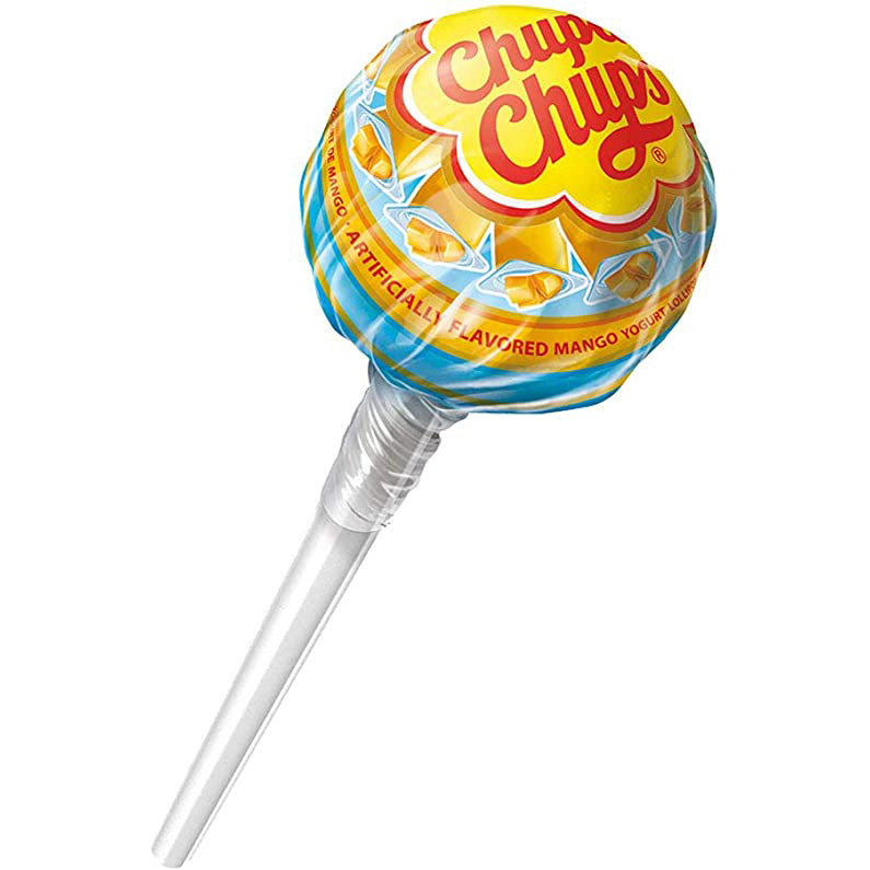 Paleta de Caramelo Lollipops Chupa Chups Sabor a Yogurt Bolsa 40pzs