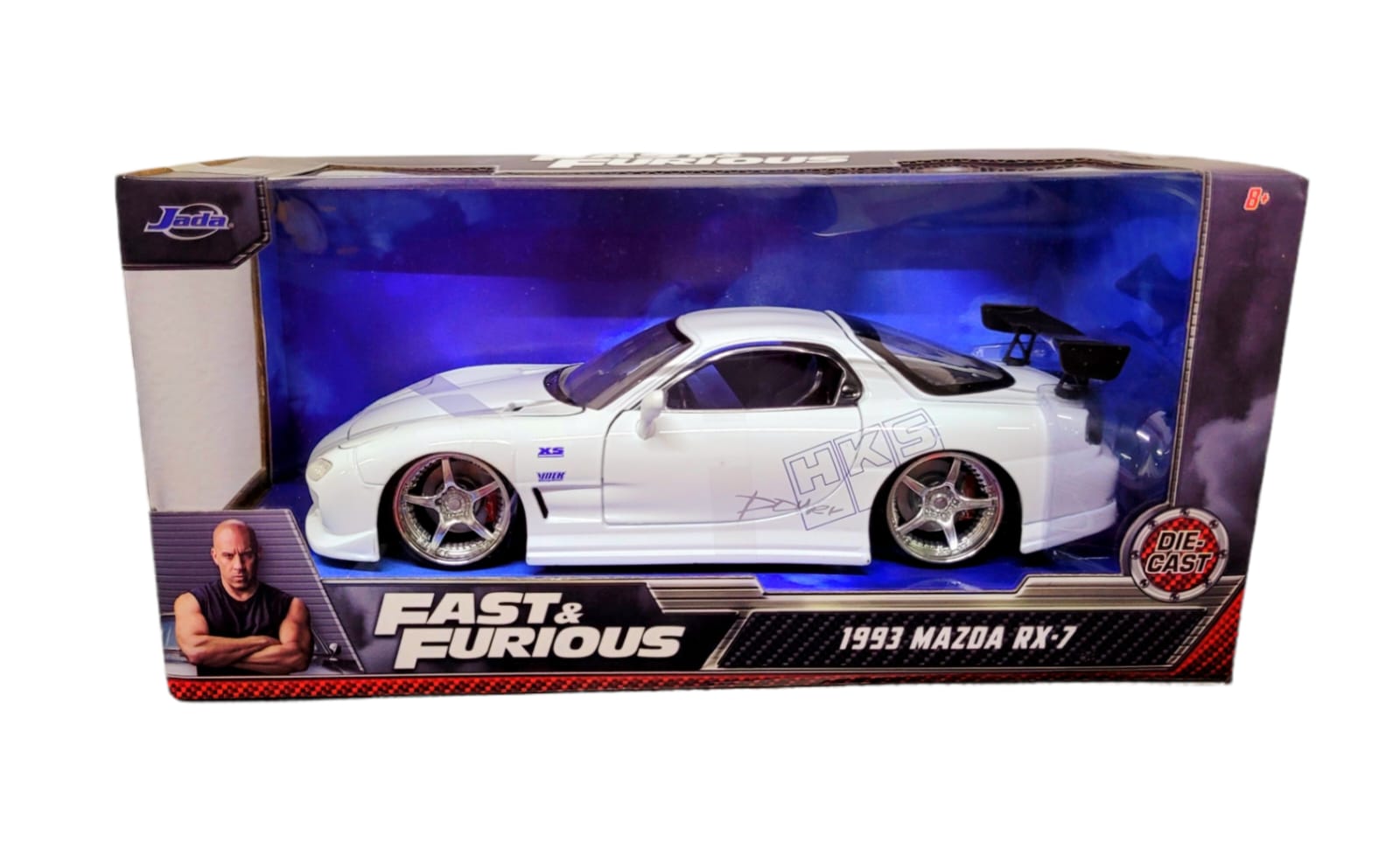1993 Mazda RX-7 Rápido Y Furioso 1:24 Jada Colección