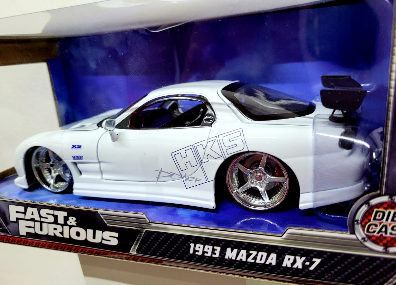 1993 Mazda RX-7 Rápido Y Furioso 1:24 Jada Colección