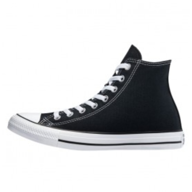 Tenis CONVERSE Chuck Taylor All Star negro-blanco de Bota Unisex M9160C.