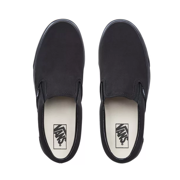 Tenis VANS Classic Slip-on negros unisex VN000EYEBKA original