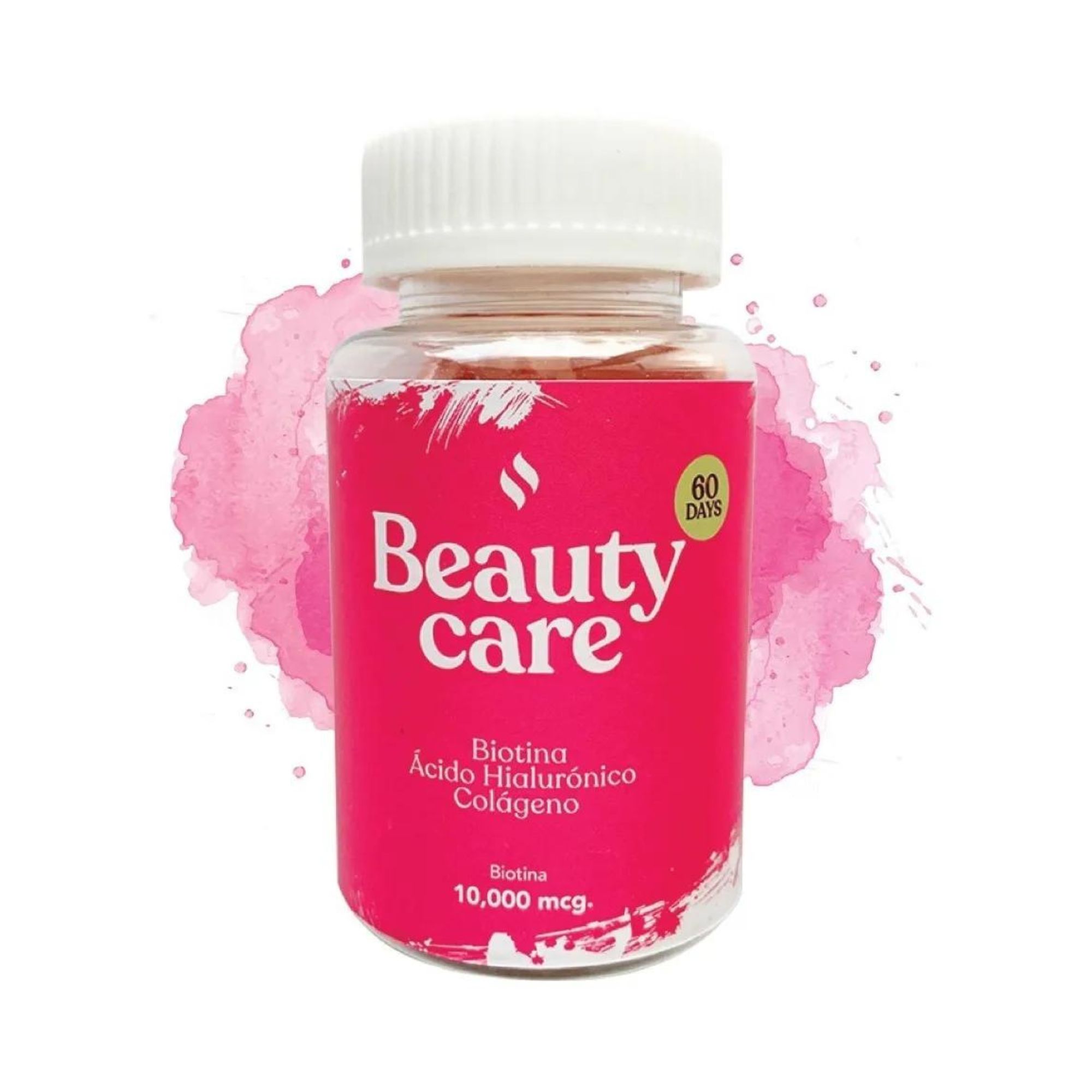 Beauty Care Biotina Colágeno Ácido Hialurónico 60 Cápsulas