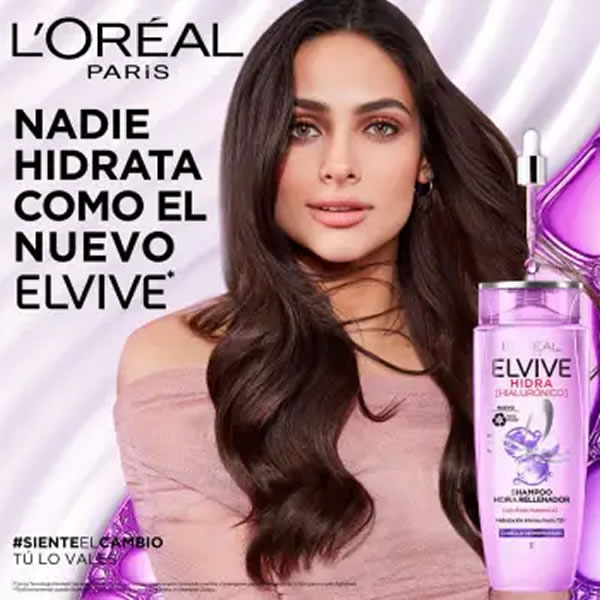 Shampoo Elvive Hidra Hialuronico 1 L L'Oréal 980040322 SMS