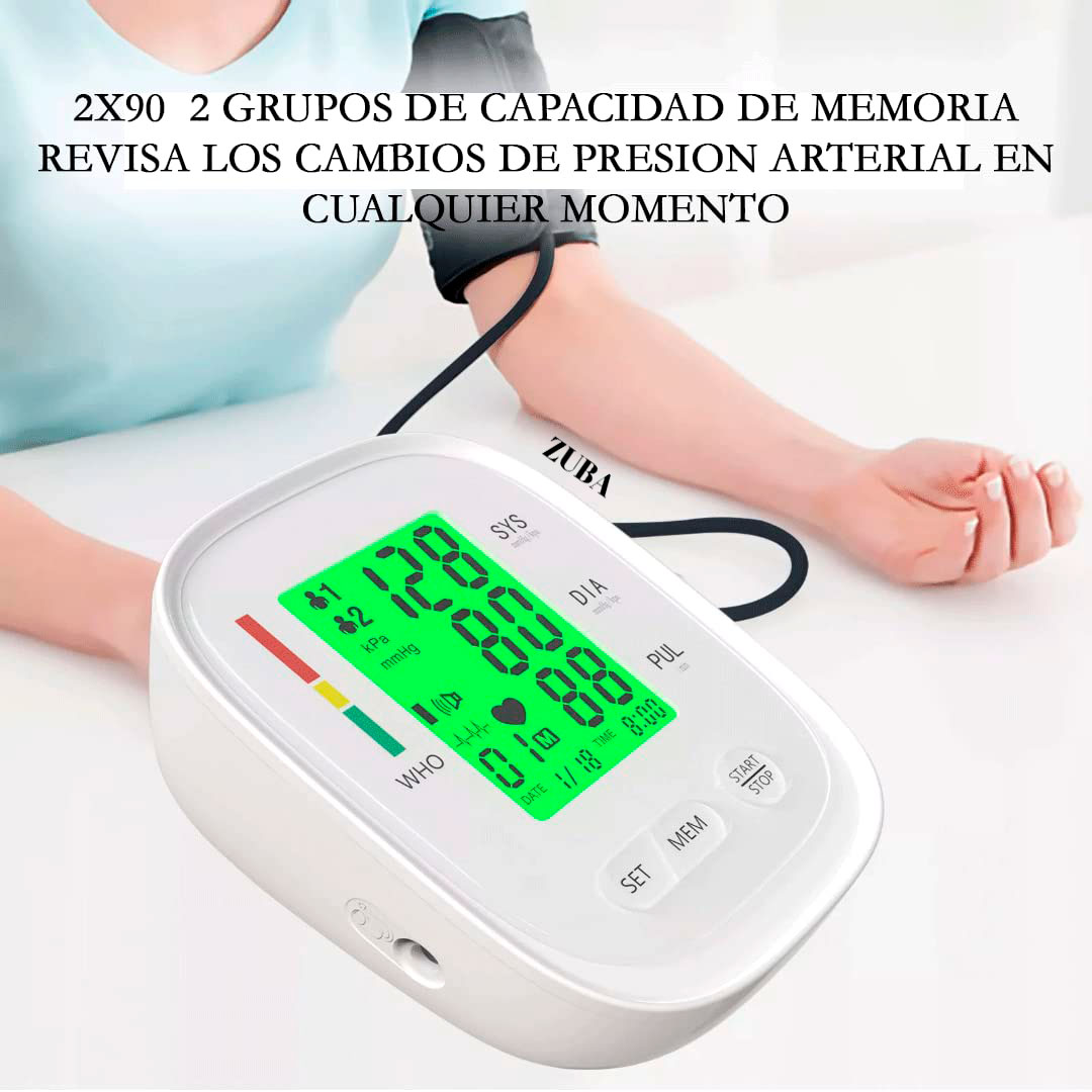 Monitor De Presión Arterial De Brazo Recargable, Baumanómetro De Brazo Digital, Transmisión De Voz, Batería De Larga Duración, Certificación Europea.