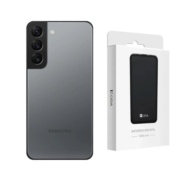 Samsung Galaxy S22 Grafito 128GB Snapdragon Nuevo + Bateria recargable 10000 mAh de regalo