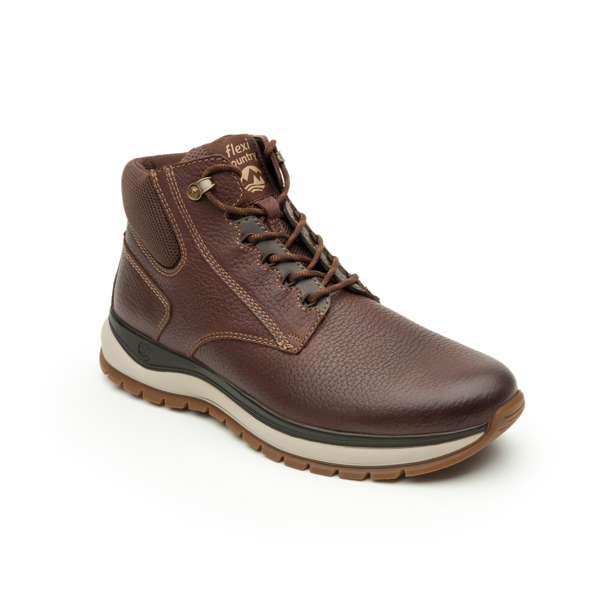Bota Flexi Country Para Hombre 401002 Chocolate