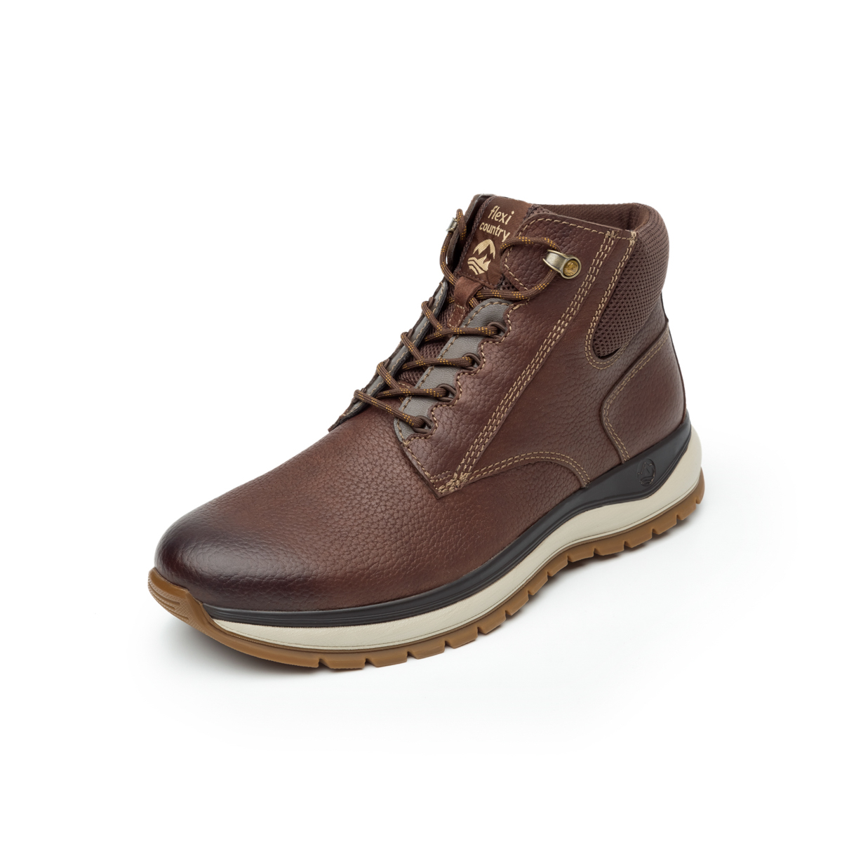 Bota Flexi Country Para Hombre 401002 Chocolate