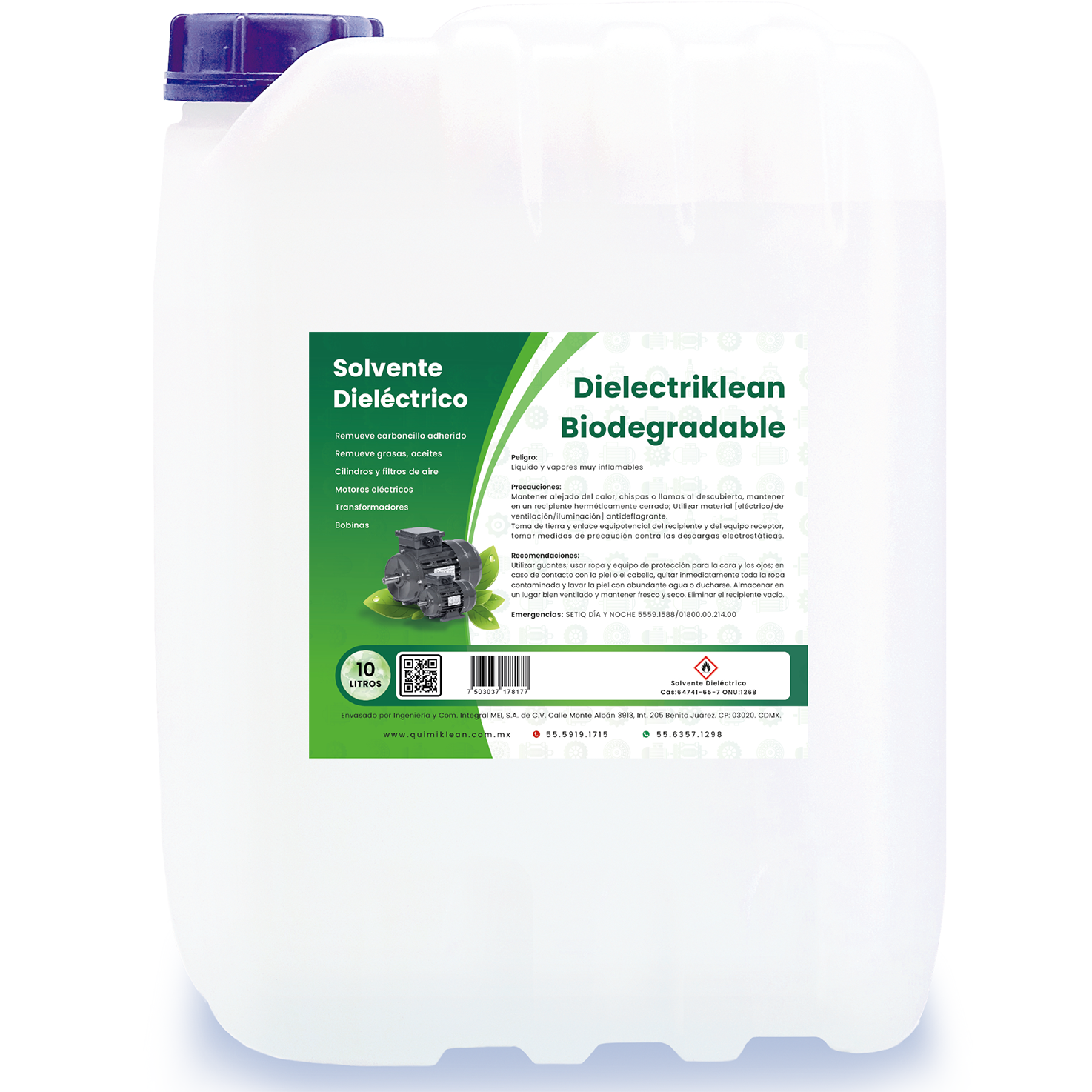 Solvente Dieléctrico Biodegradable 10 Litros