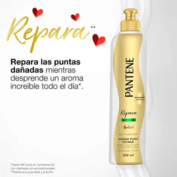 Crema para Peinar 3 Pz de 300 ml Pantene 190412 SMS