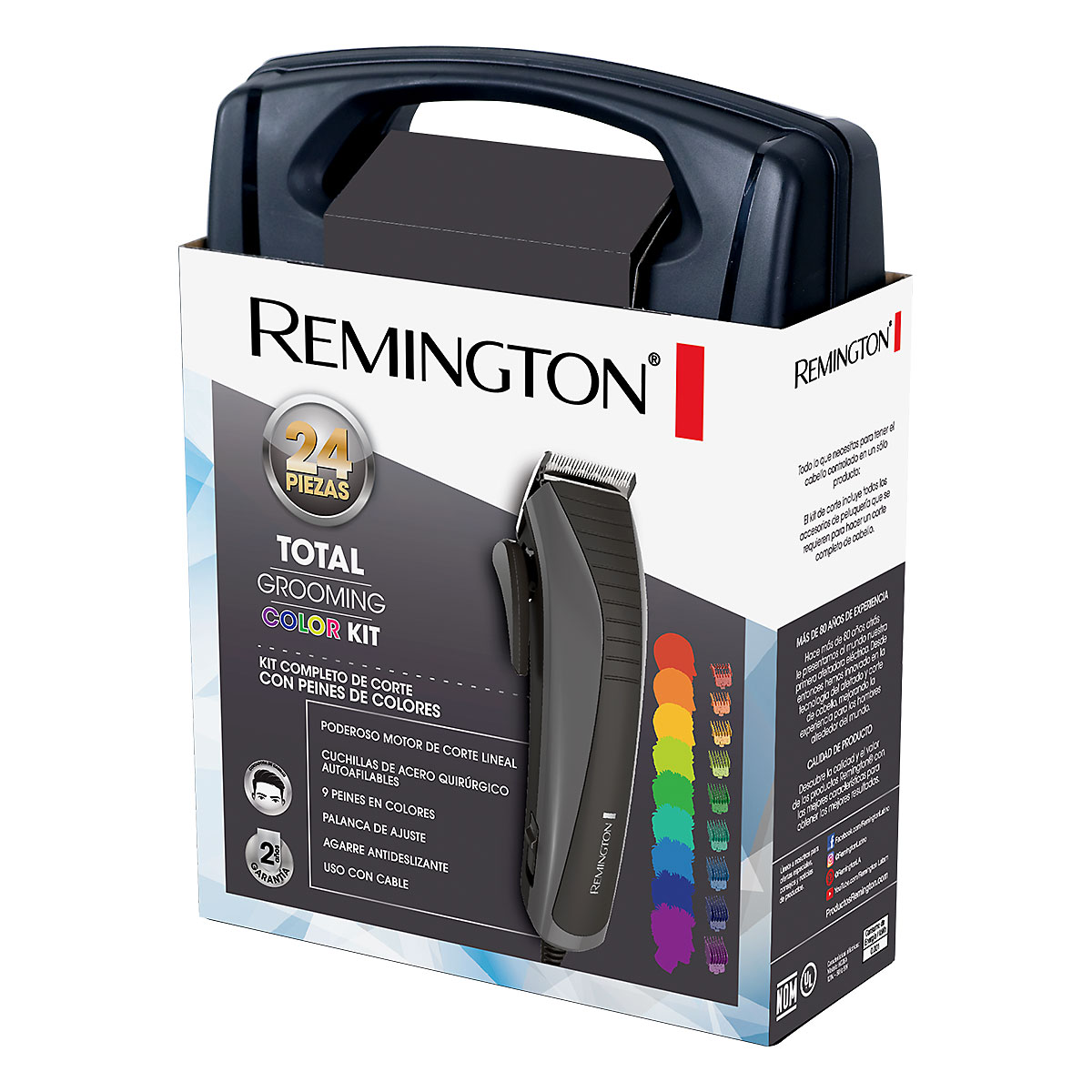 Cortadora de Cabello Remington HC4051 24 Piezas Negra