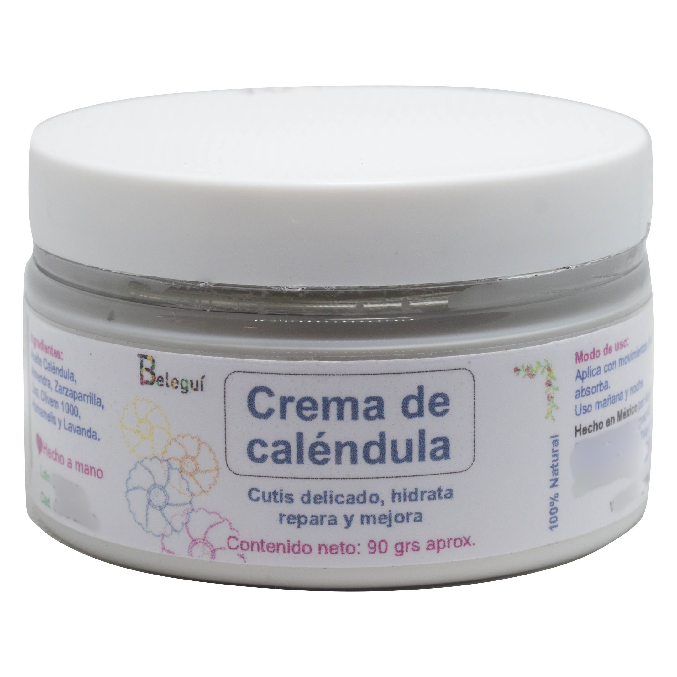 Kit de Caléndula, Beleguí. 5 piezas. Cutis sensible. Crema, Jabones y Mascarilla