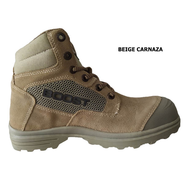 BOTAS DE TRABAJO DE PIEL  BOOST CON CASCO DE ACERO MOD.403GBST