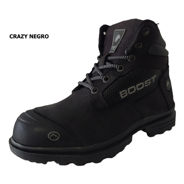 BOTAS DE TRABAJO DE PIEL  BOOST CON CASCO DE ACERO MOD.403GBST