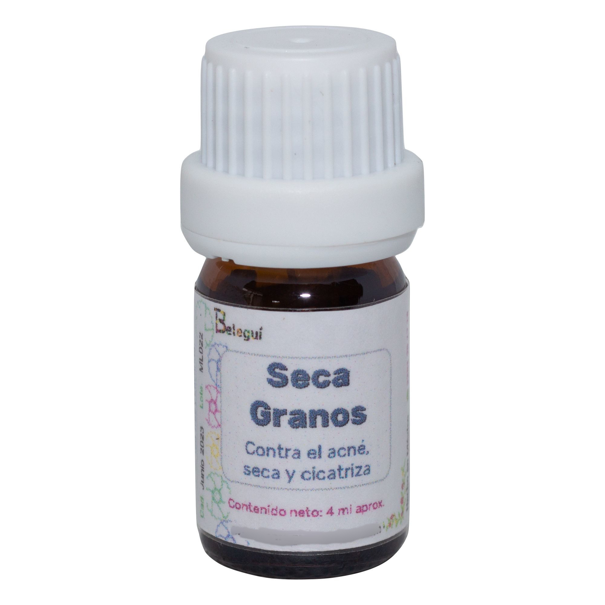 Seca Granos Beleguí. Contra el acné, seca y cicatriza. Aceite de árbol de Te y Lavanda