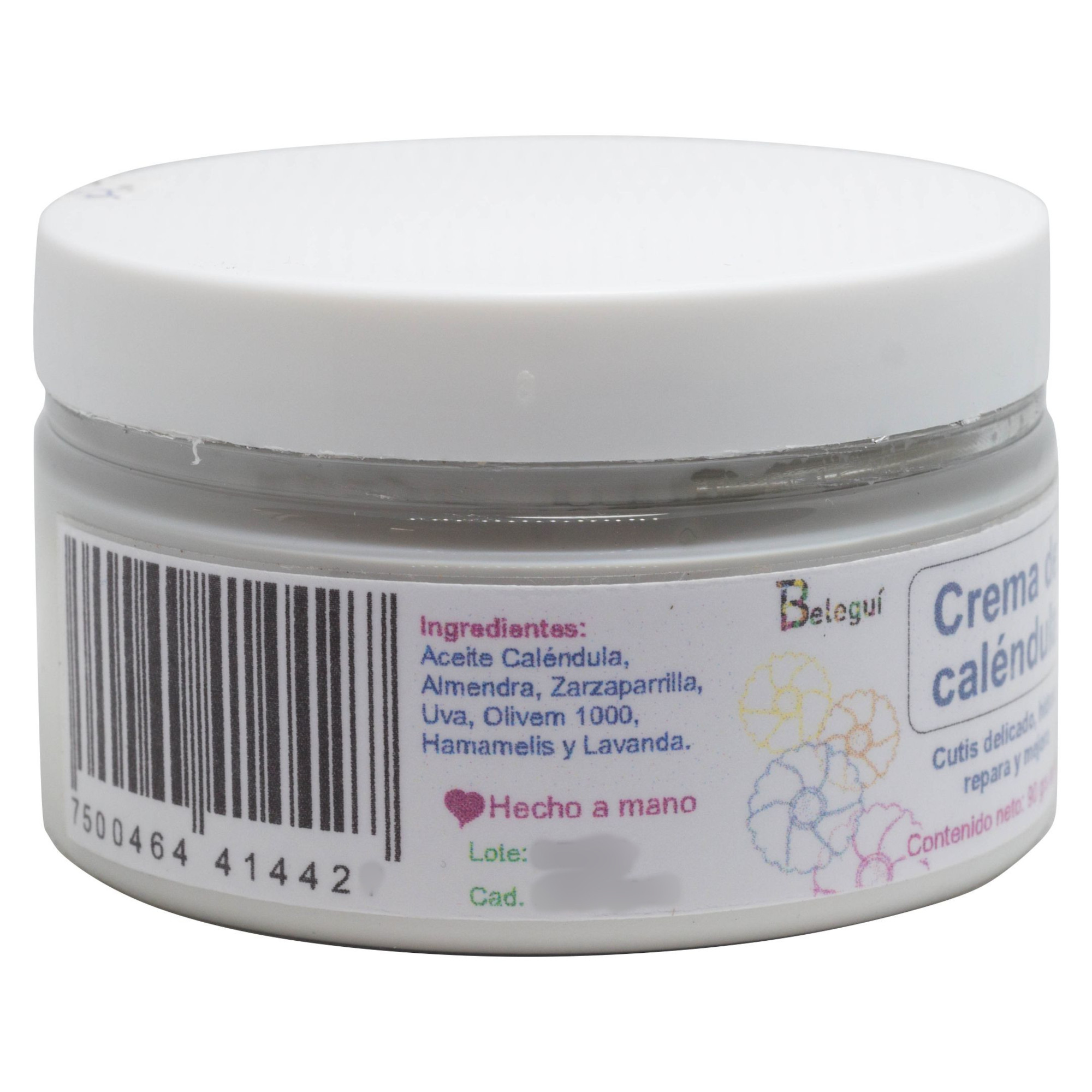 Crema Caléndula Beleguí, 90 grs. Cutis sensible o delicado