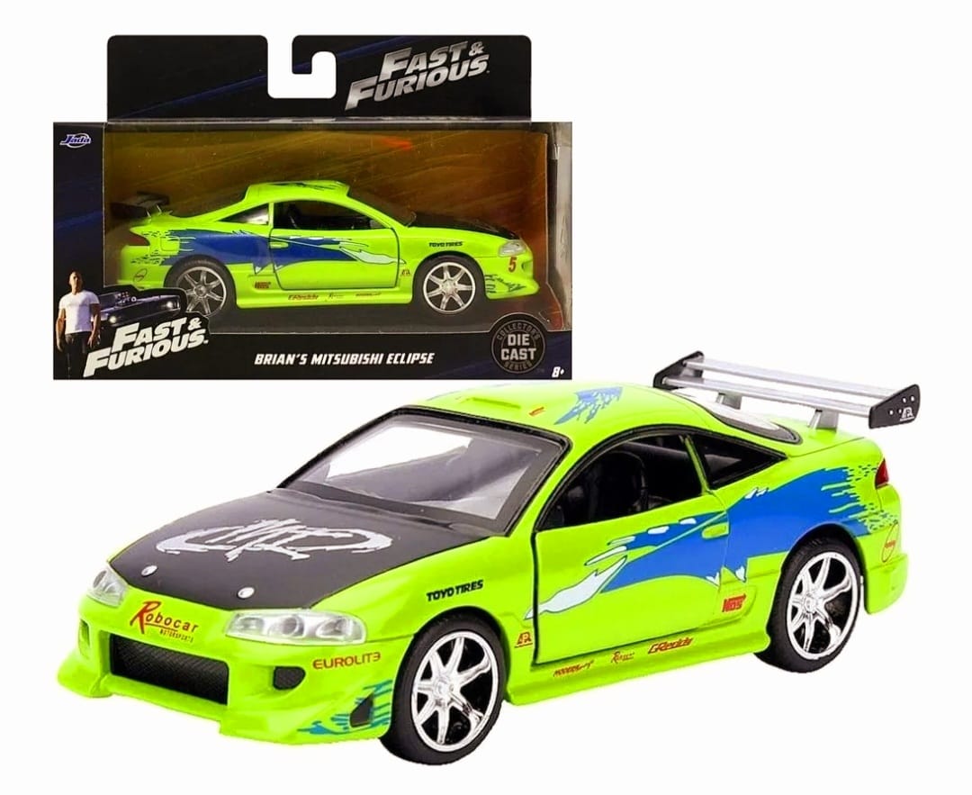 Brian Mitsubishi Eclipse Rápido Y Furioso 1:32 Jada Colección 