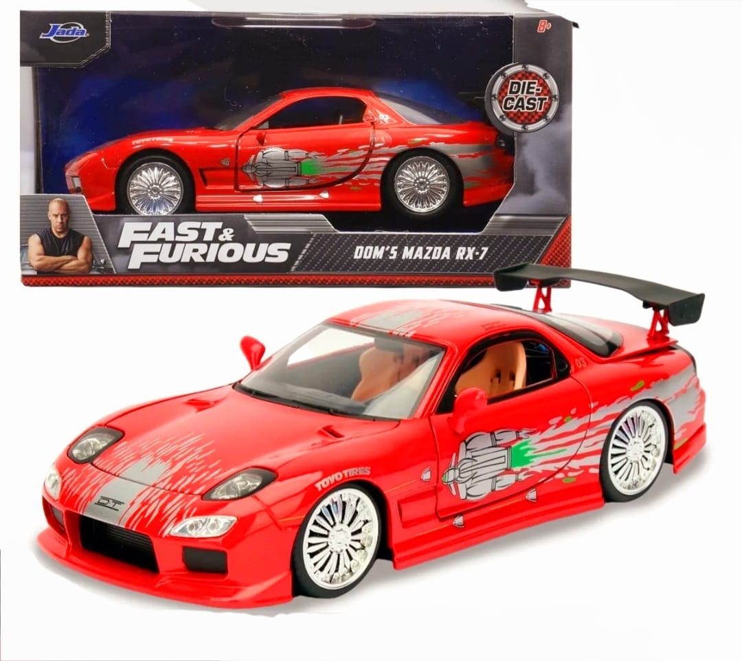 Dom Mazda RX-7 Rápido Y Furioso 1:32 Jada Colección 