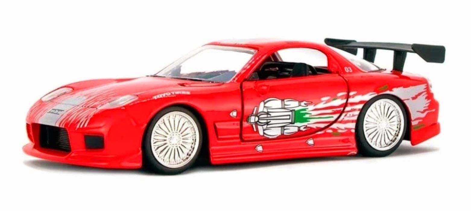 Dom Mazda RX-7 Rápido Y Furioso 1:32 Jada Colección 