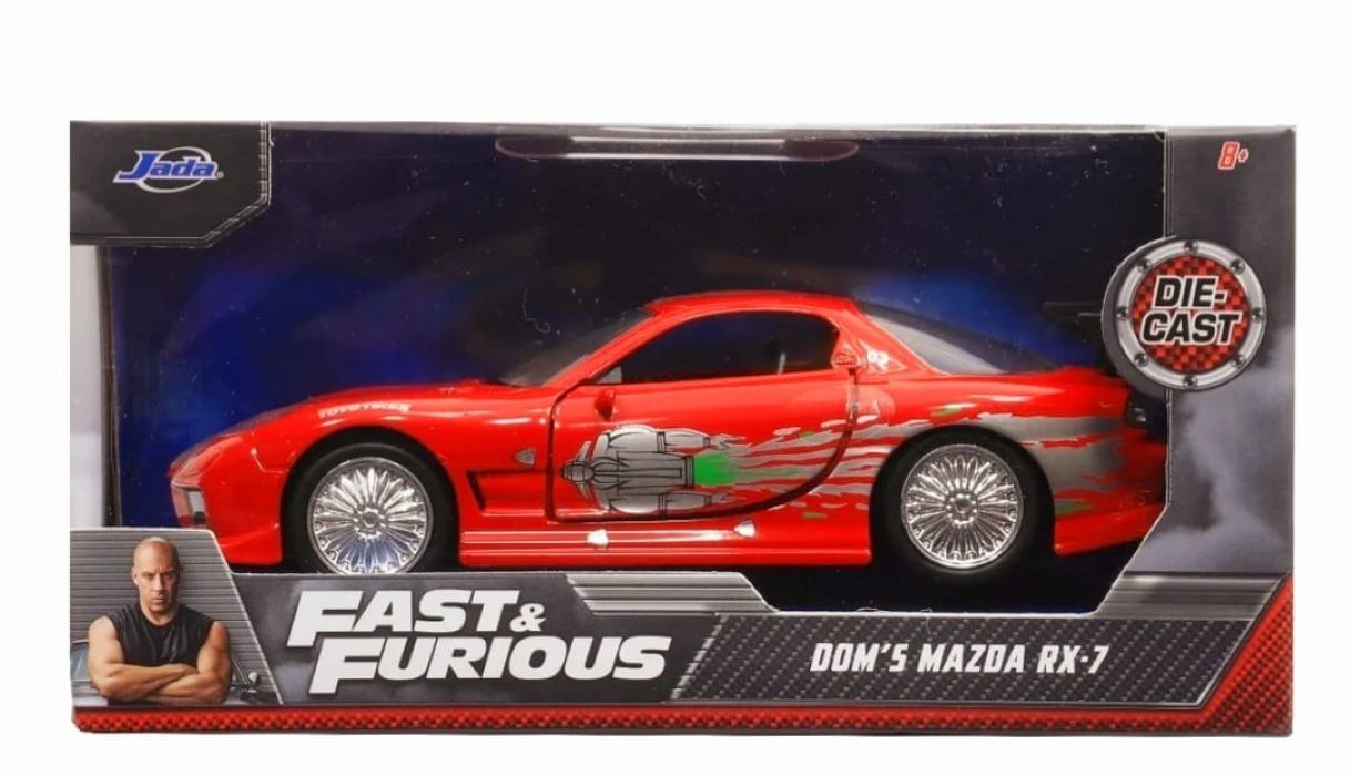 Dom Mazda RX-7 Rápido Y Furioso 1:32 Jada Colección 