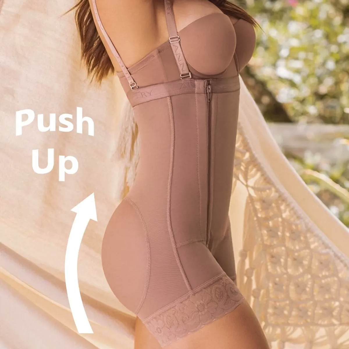 Fajas Colombianas de Alta Calidad Ideal para Postparto, Liposucción o De Uso Diario, Faja Body Short de Cierre Lateral Reduce Medidas y Moldeadora de Figura