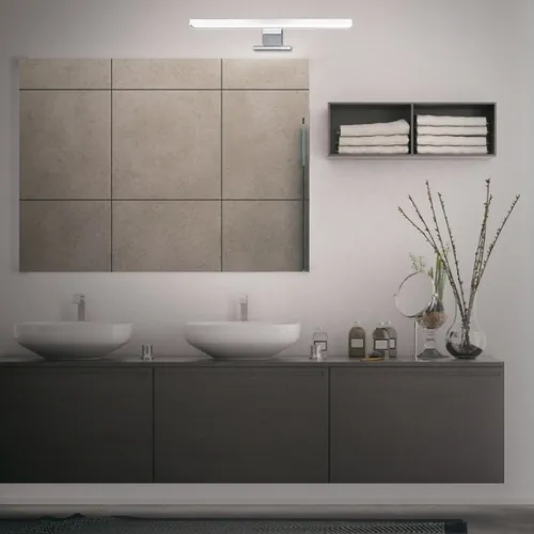Lámpara Pared Led Para Espejo De Baño Moderna Luz Blanca30cm
