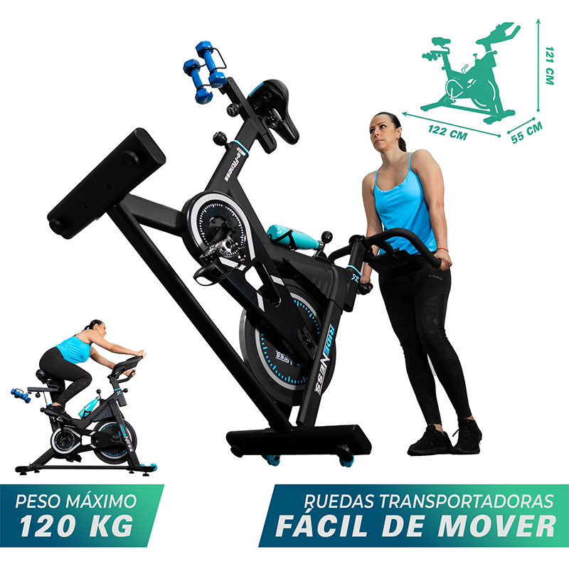 Bicicleta Spinning Estática Fija Modelo RN1 | Bicicleta Entrenamiento Interior | Ciclismo Interior | Indoor Cycling