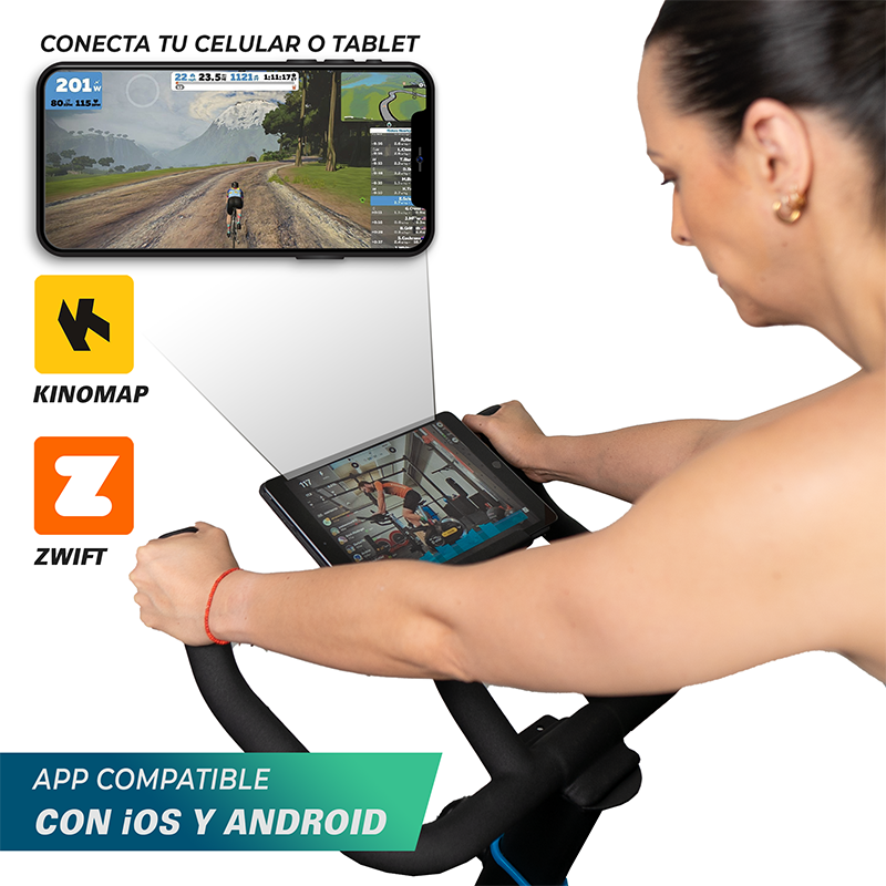 Bicicleta Spinning Estática Fija Modelo RN1 | Bicicleta Entrenamiento Interior | Ciclismo Interior | Indoor Cycling