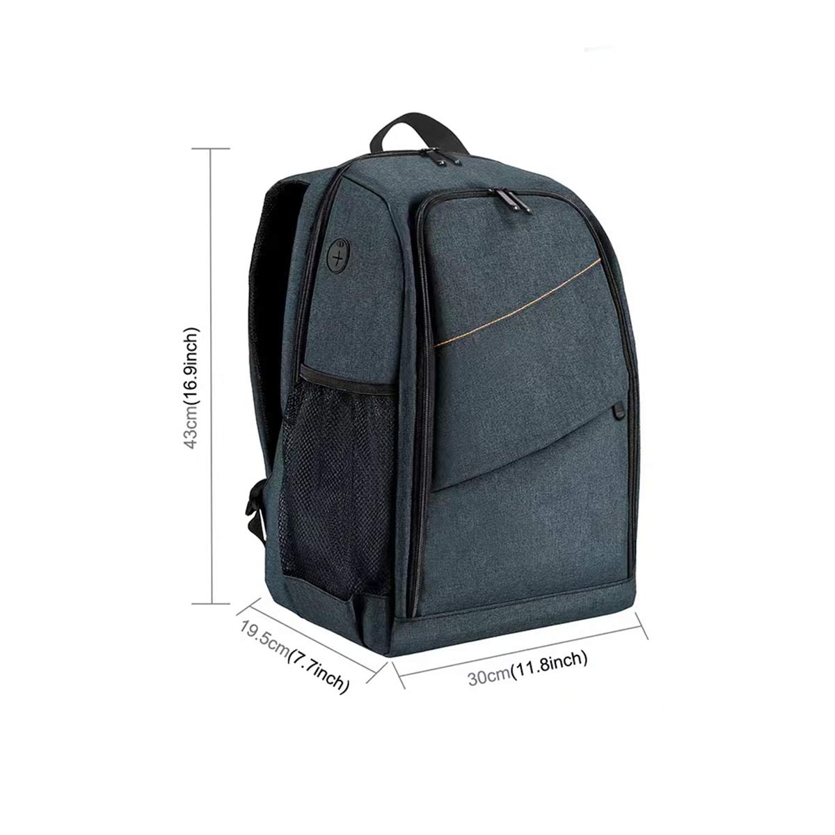 TEC4HOME MOCHILA PARA LAPTOP Y CÁMARA FOTOGRÁFICA PREMIUM GRIS