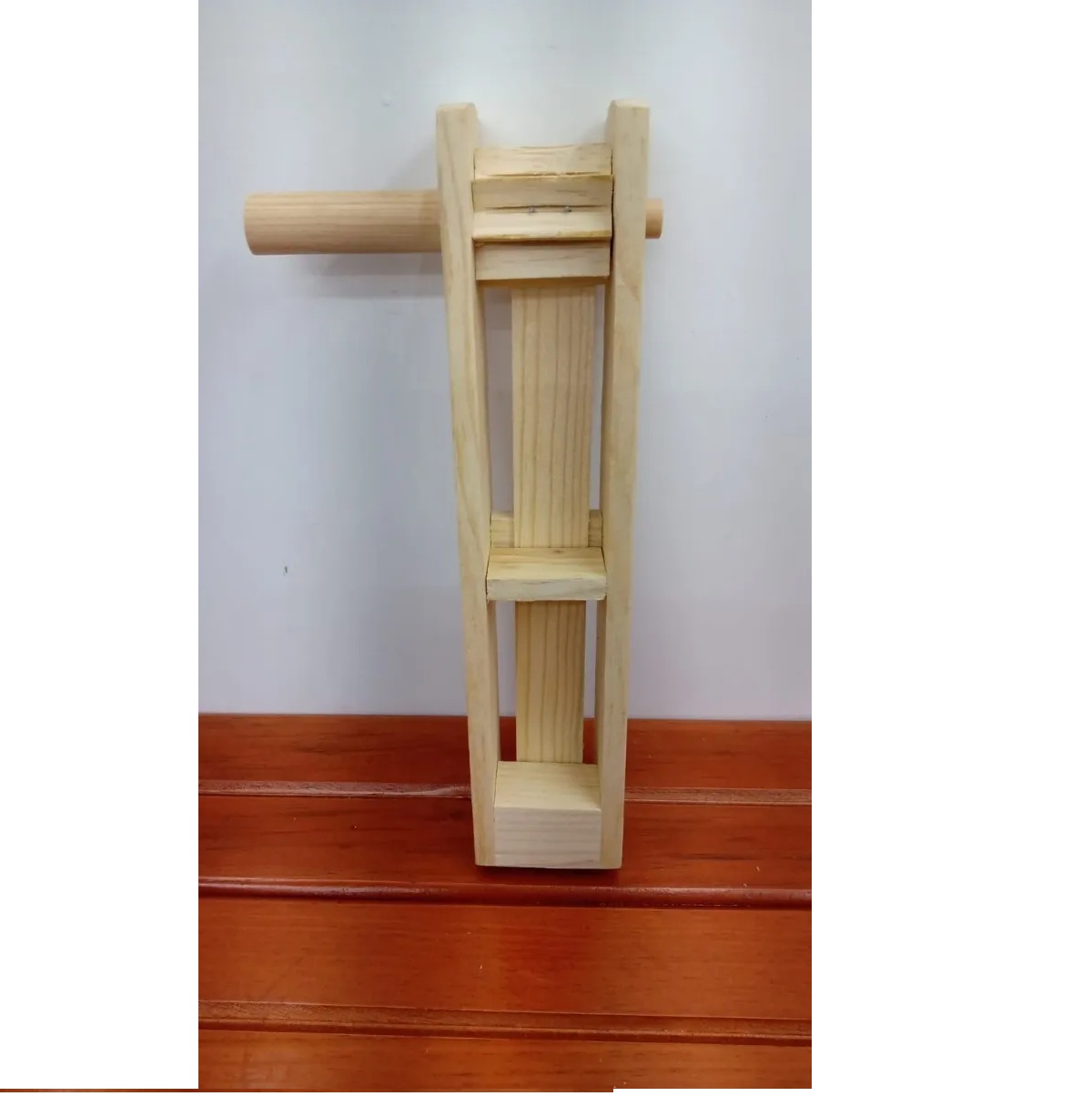 Matraca De Madera Grande Artesanal Juguete Tipico 