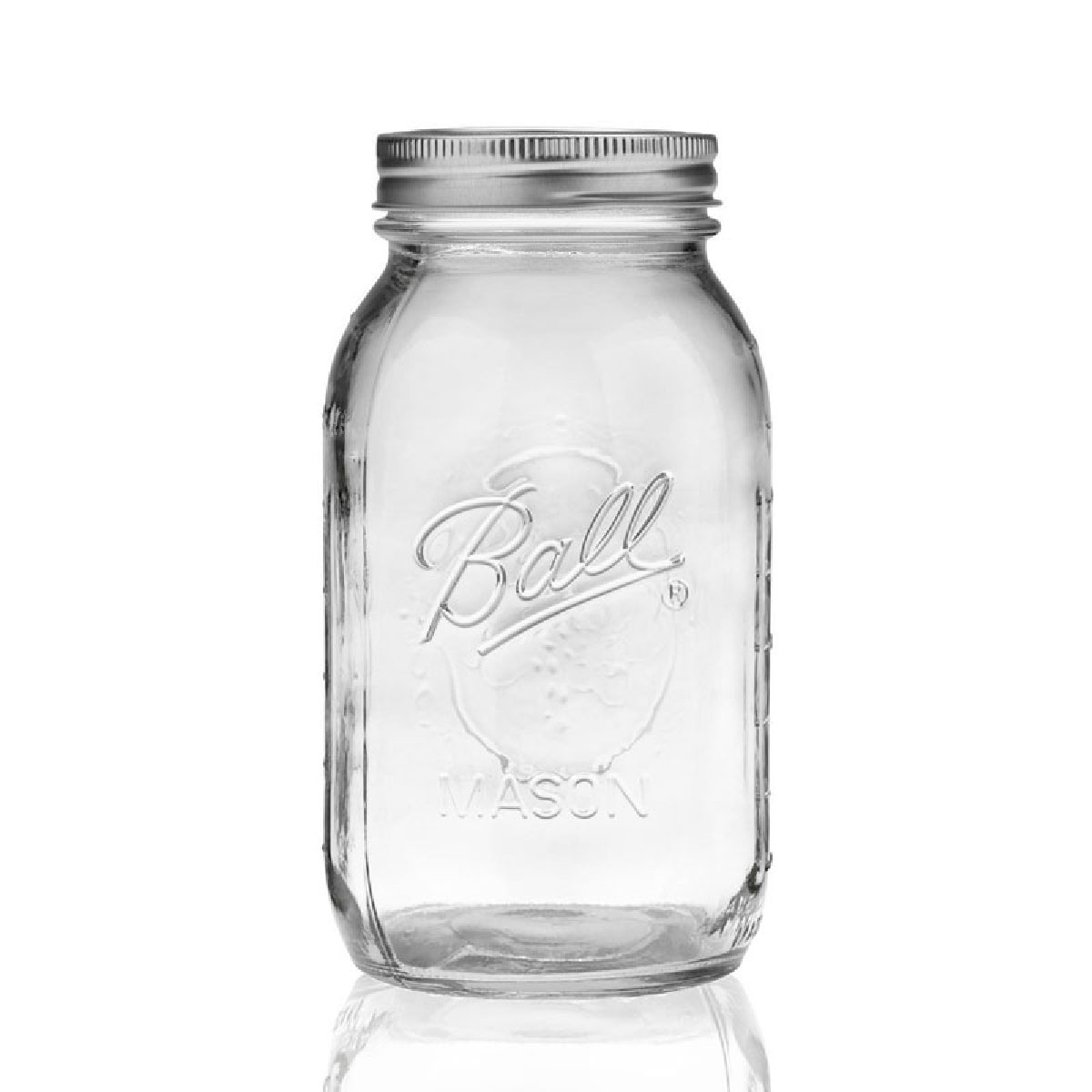 8 Frascos Vidrio Mason Jars Boca Regular Transparente 16oz/473, 32oz/946ml Ball