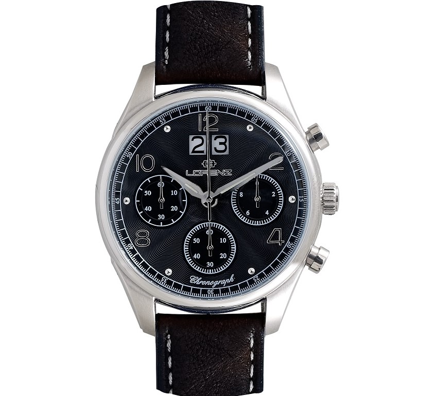 Reloj Lorenz - 1934 Cronógrafo - Caballero - Acero 316 L - 42mm - Italy