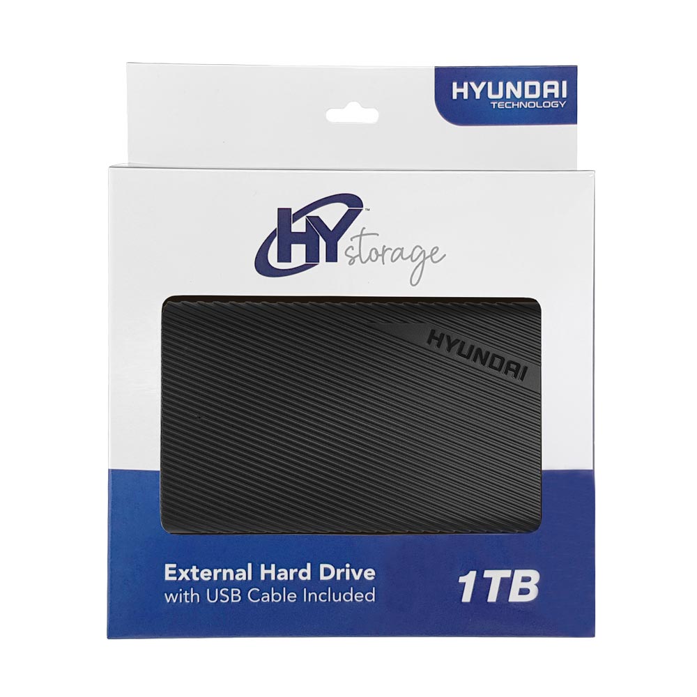 Disco Duro Externo Hyundai HTEHD1TBBK 1TB 2.5 USB 3.0  Negro