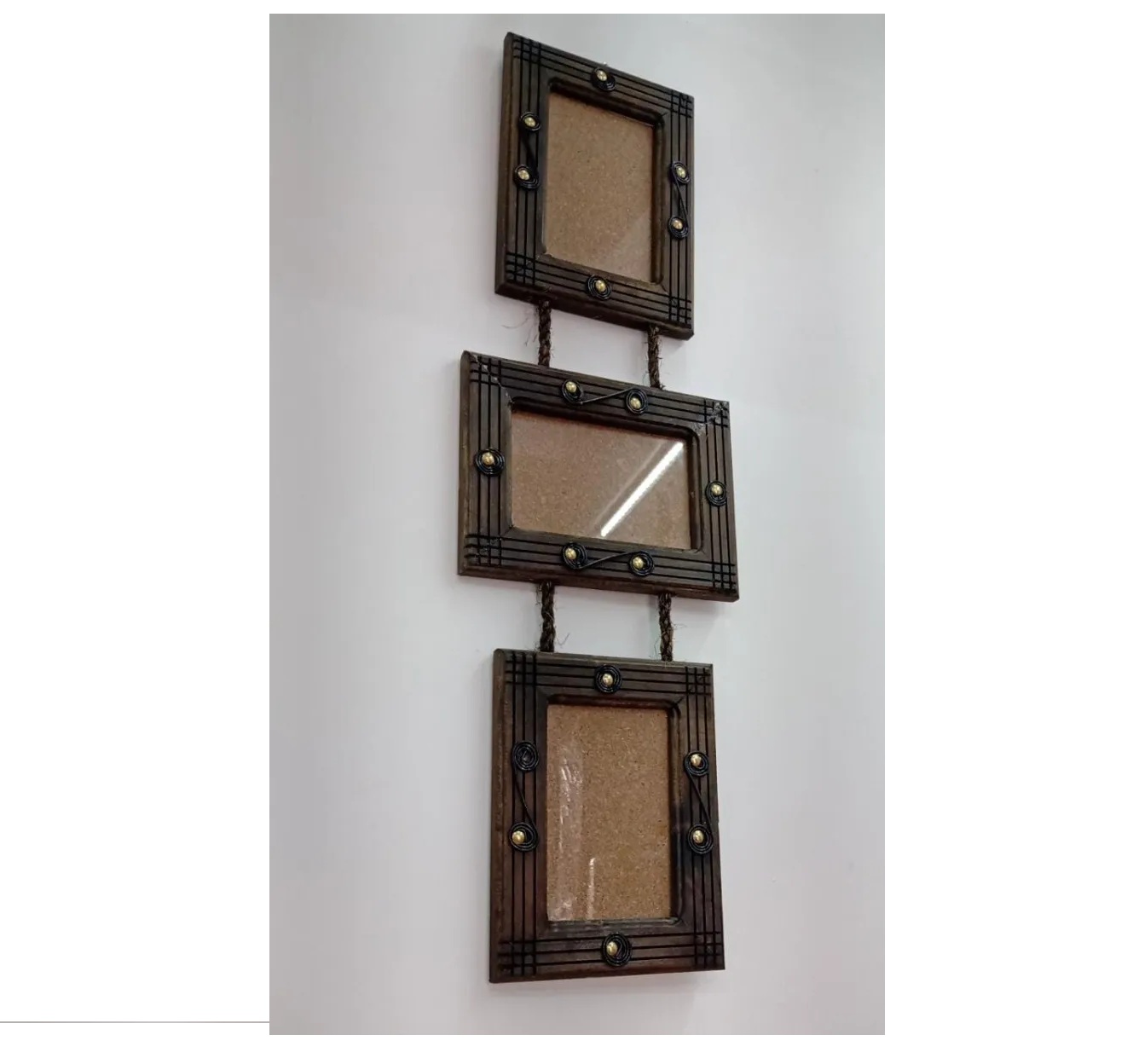 Porta Retratos De Madera Artesanal 