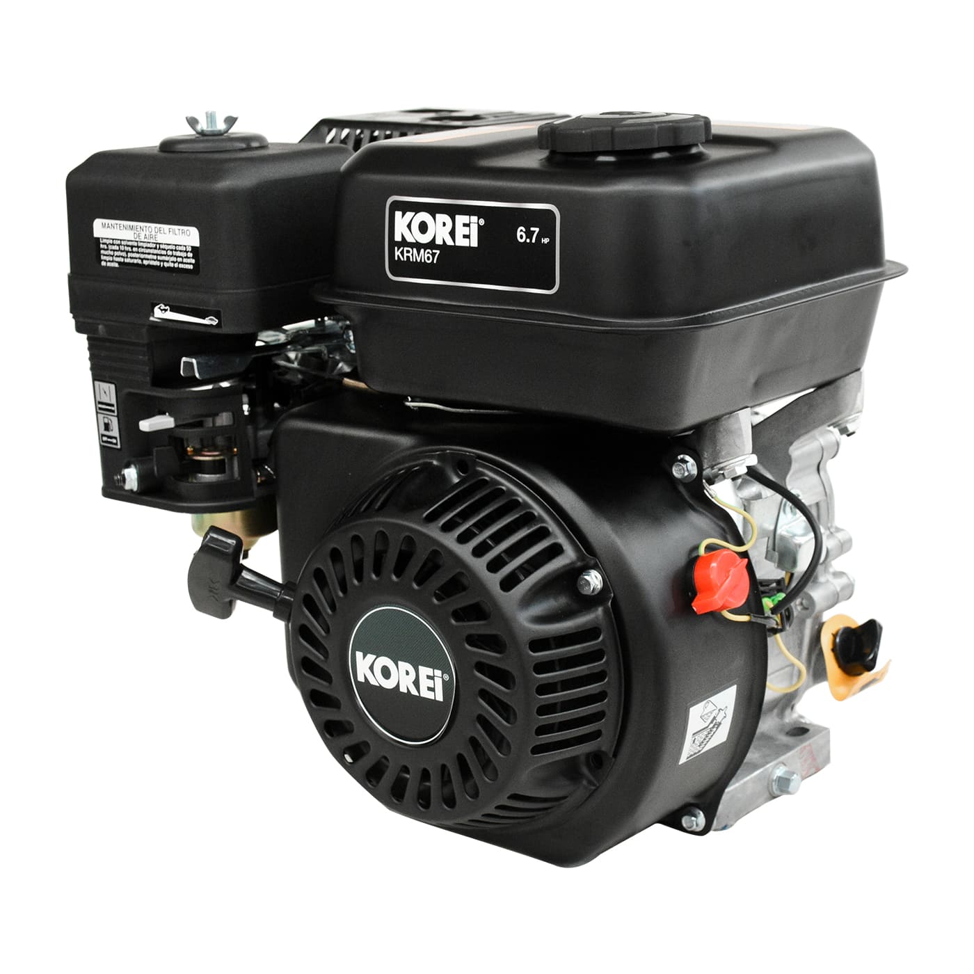 MOTOR PROFESIONAL A GASOLINA KOREI 6.7 HP - KRM67