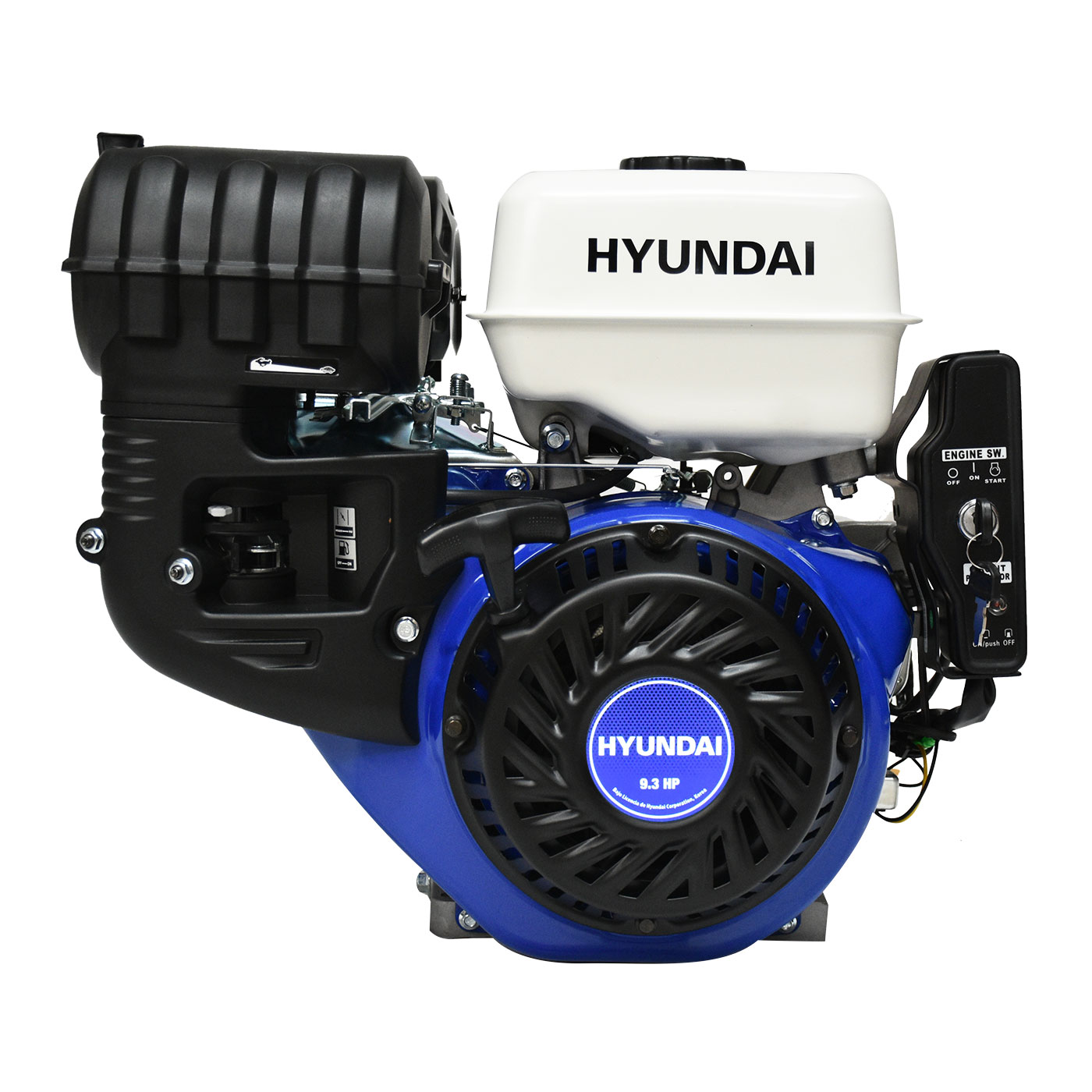 MOTOR A GASOLINA HYUNDAI 9.3 HP CON ARRANQUE ELECTRICO - HYGE930E