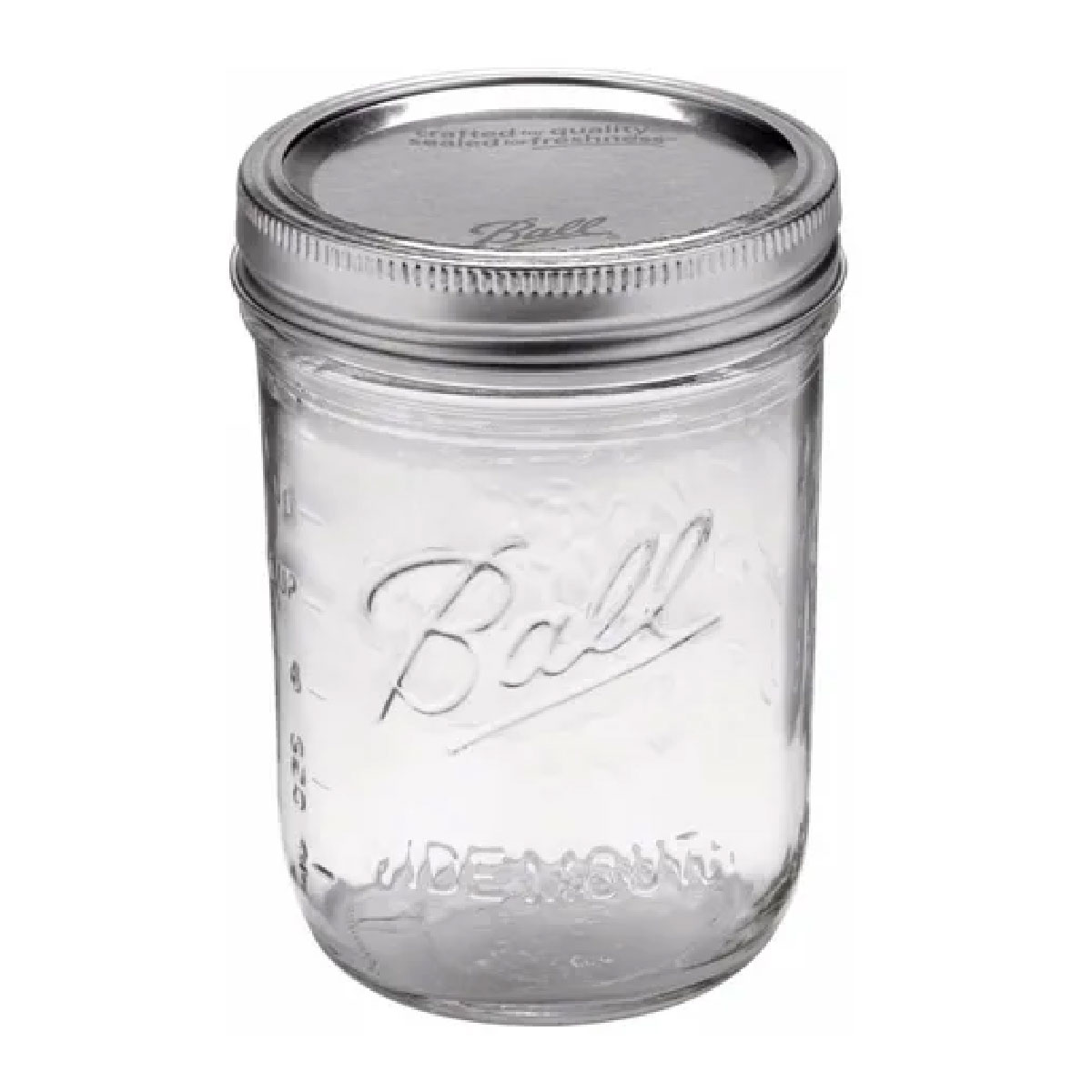 10 Frascos Vidrio Mason Jars Bocas Variadas Transparente 8oz, 16oz y 32oz Ball
