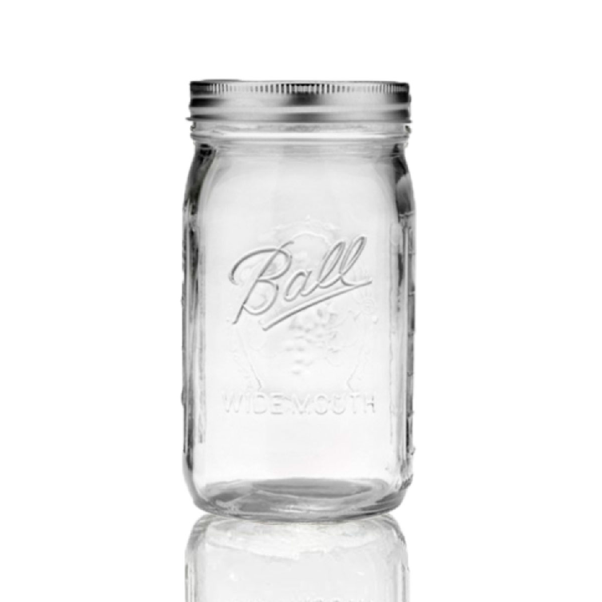 10 Frascos Vidrio Mason Jars Bocas Variadas Transparente 8oz, 16oz y 32oz Ball