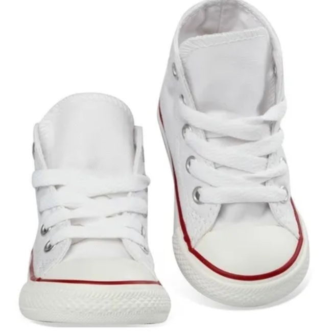 Tenis converse de bota blanco-bebé/ 7J253C 100% original