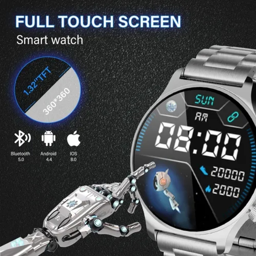 Smartwatch Para Mujer Y Hombres,reloj Inteligente Bluetooth