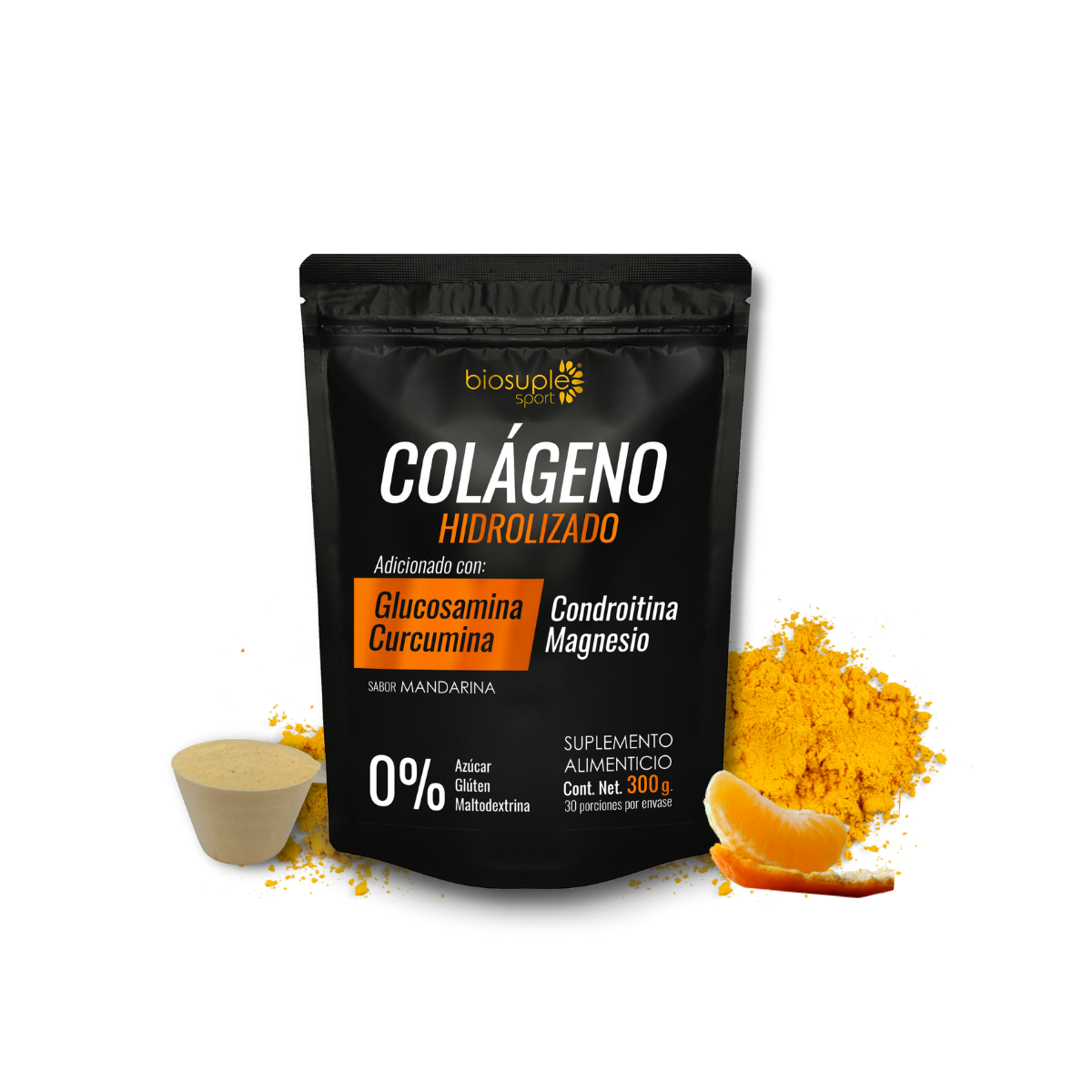 Colageno Hidrolizado + Glucosamina + Curcumina Bolsa 300g