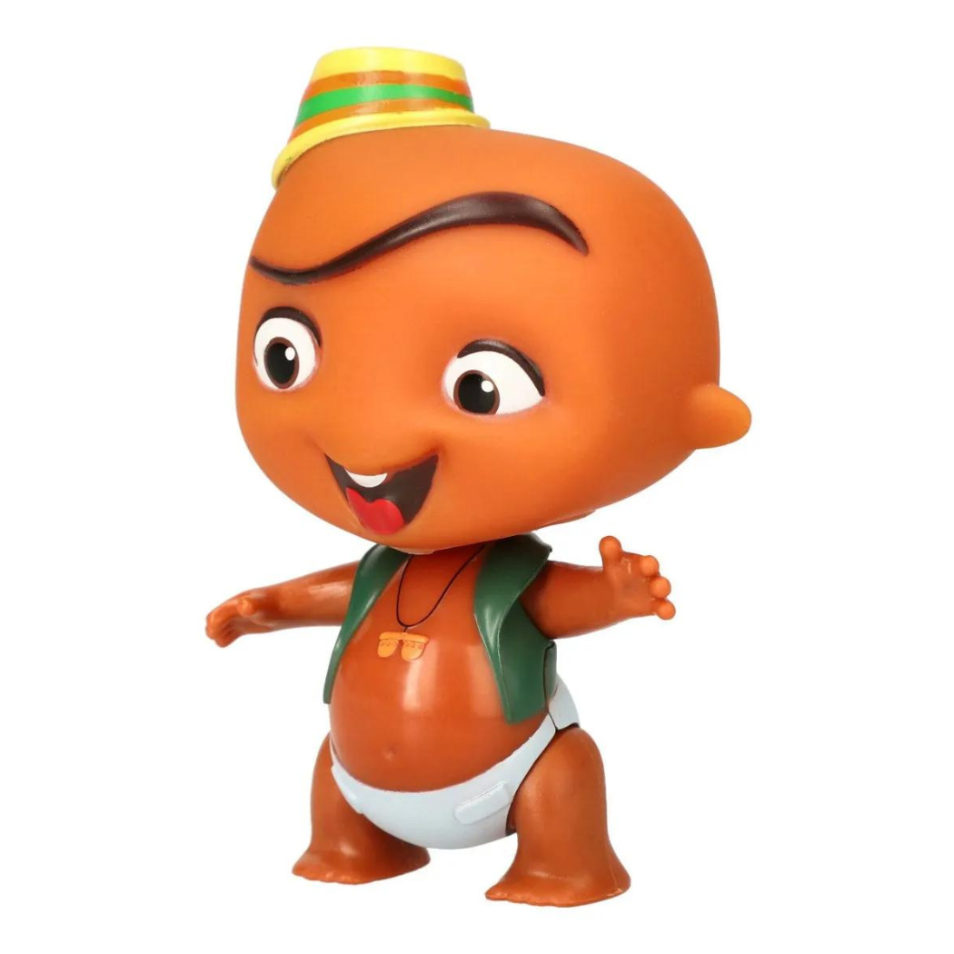 Mini Beat Power Rockers Figura Carlos 10 cm + Accesorio Instrumento Musical 