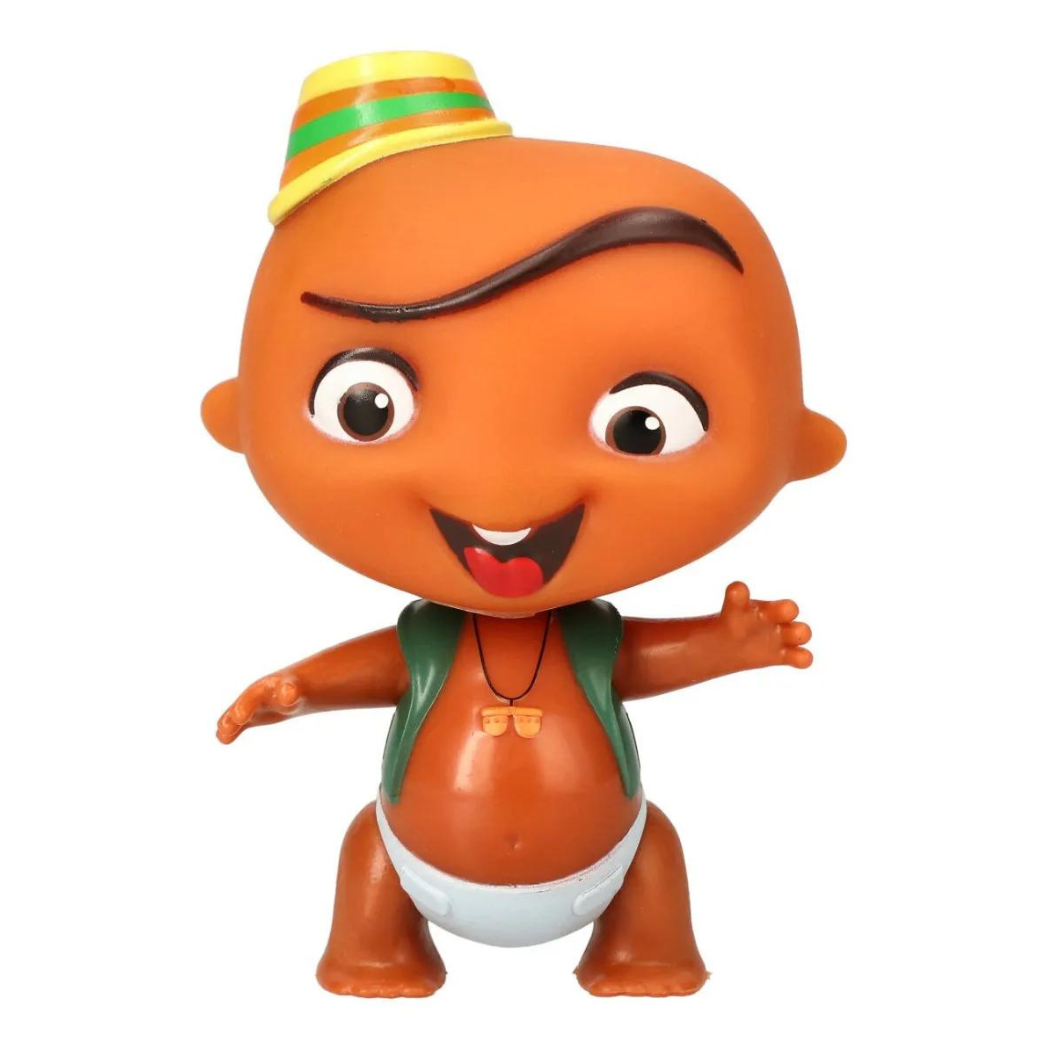 Mini Beat Power Rockers Figura Carlos 10 cm + Accesorio Instrumento Musical 