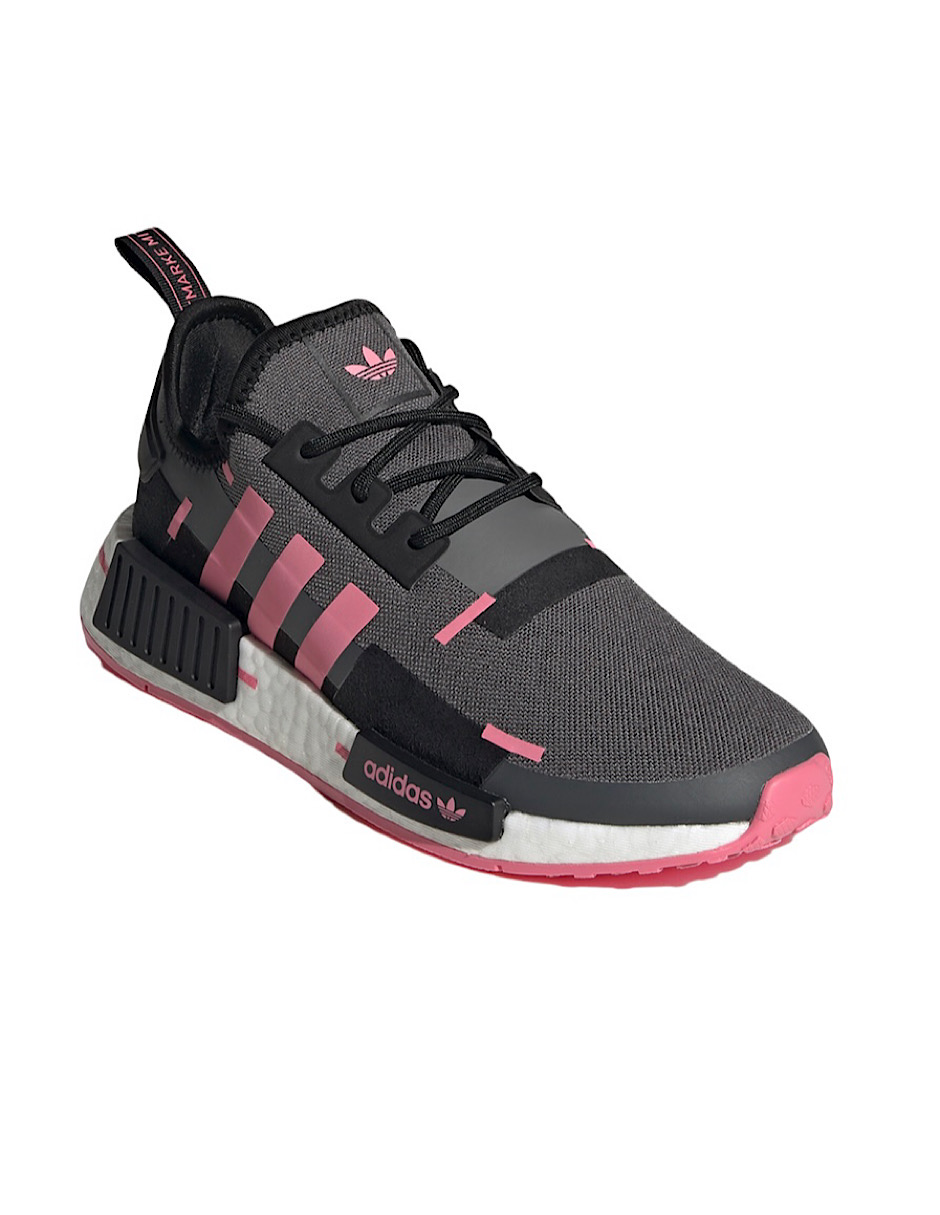 TENIS ADIDAS NMD_R1 NEGROS CON ROSA (GZ8015)