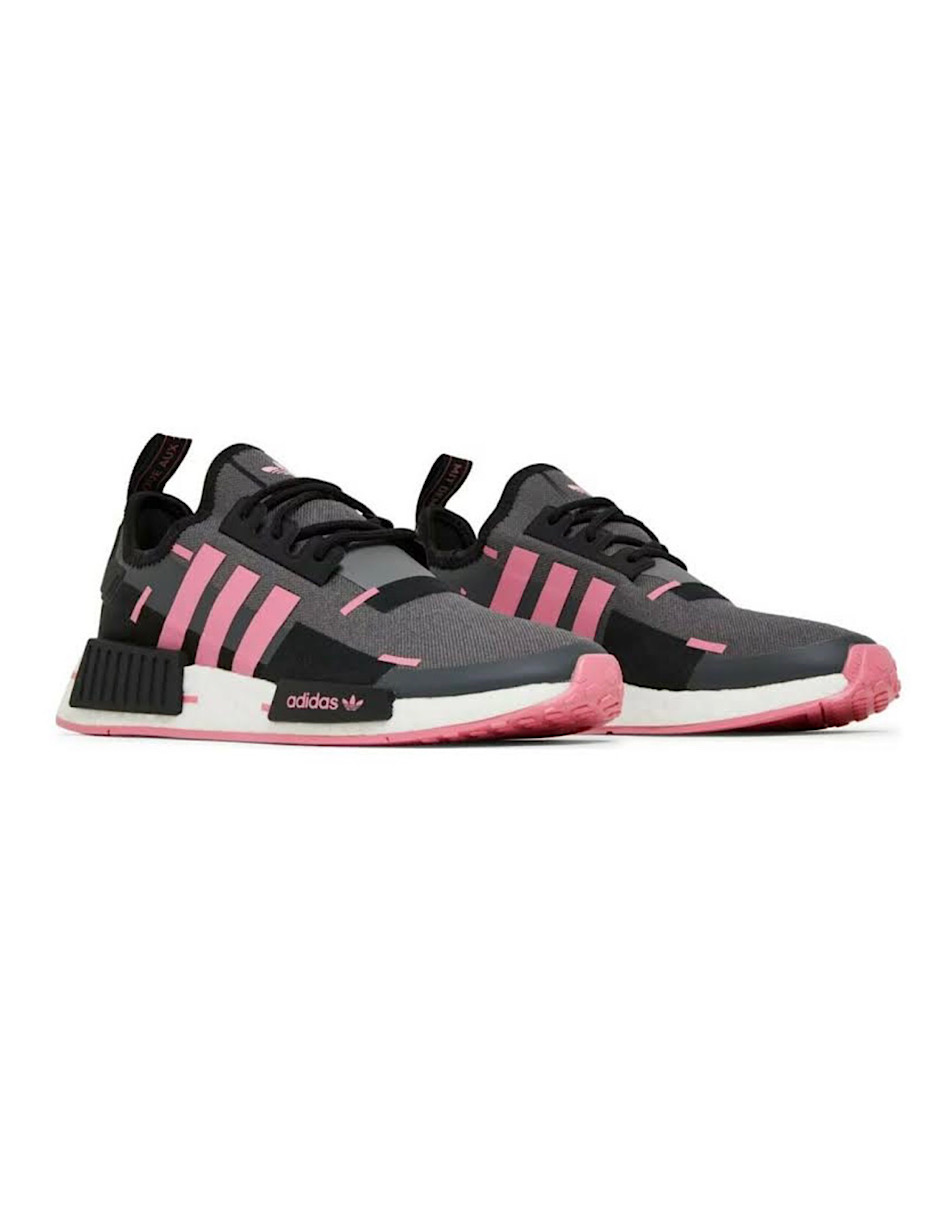 TENIS ADIDAS NMD_R1 NEGROS CON ROSA (GZ8015)