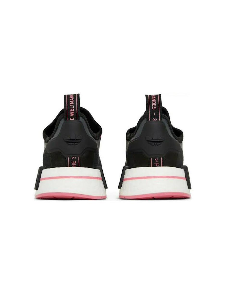 TENIS ADIDAS NMD_R1 NEGROS CON ROSA (GZ8015)