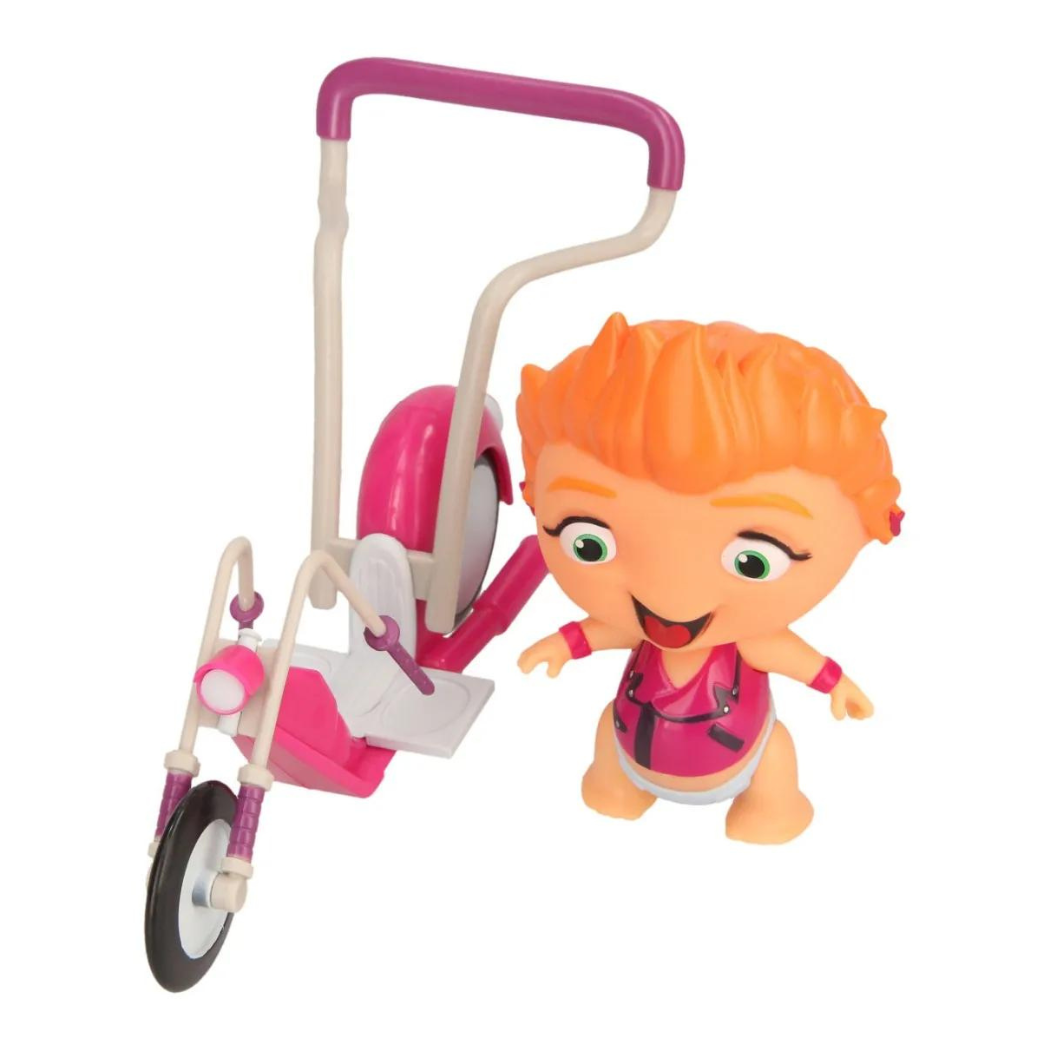 Mini Beat Power Rockers Rolling Rocker Wat figura de coleccion y vehiculo
