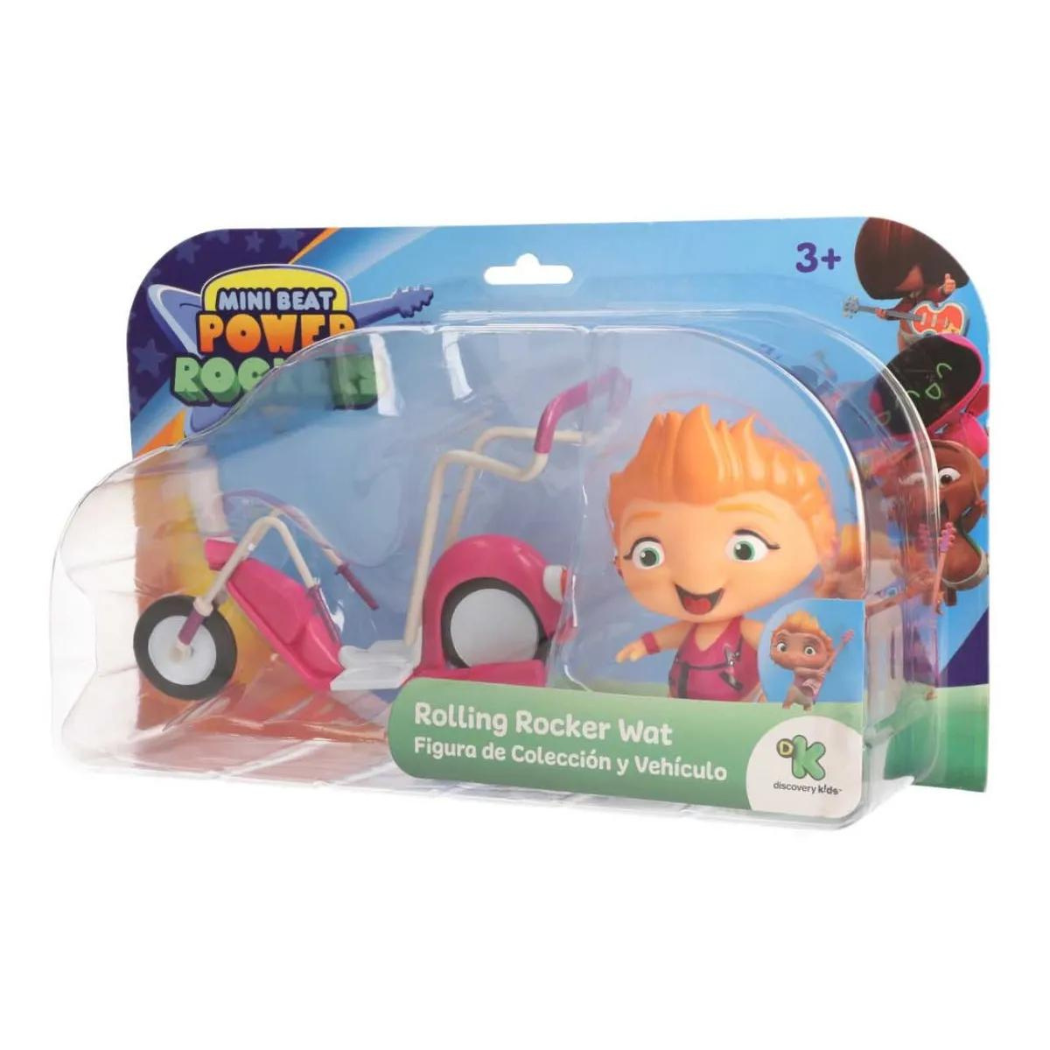 Mini Beat Power Rockers Rolling Rocker Wat figura de coleccion y vehiculo