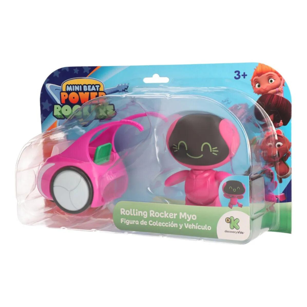 Mini Beat Power Rockers Rolling Rocker Myo figura de coleccion y vehiculo