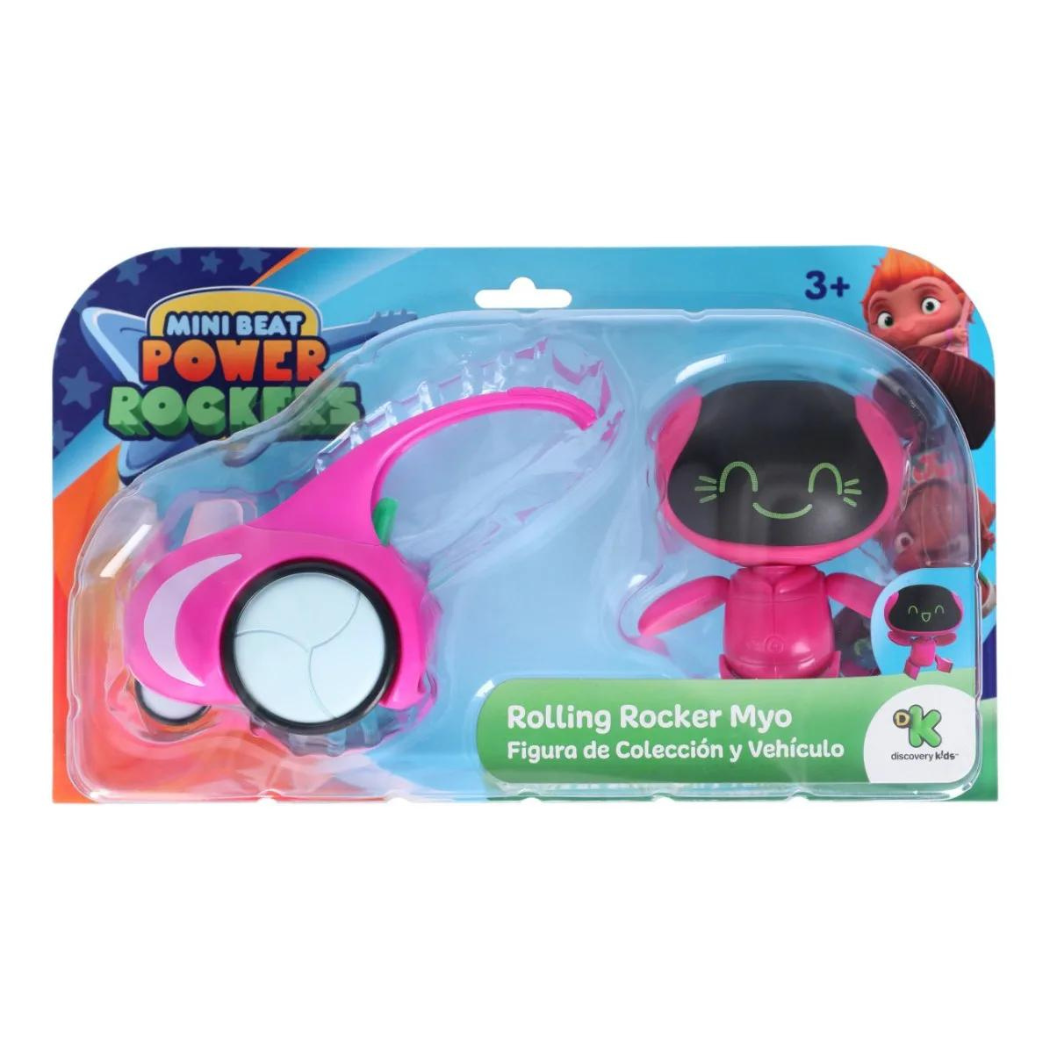 Mini Beat Power Rockers Rolling Rocker Myo figura de coleccion y vehiculo
